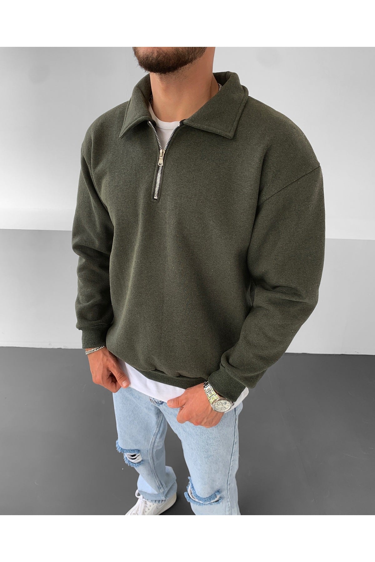 Sweatshirt – fehér