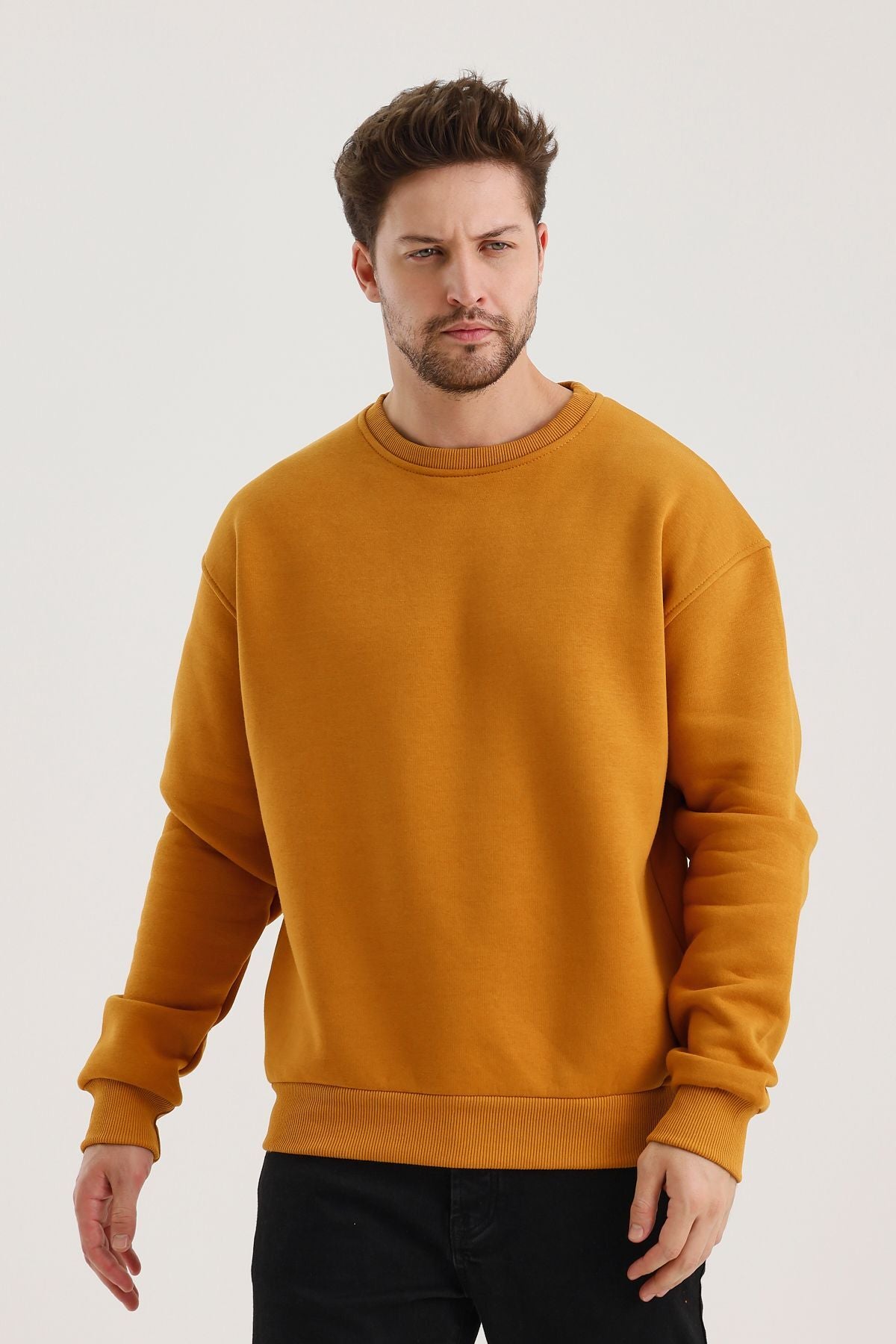 Férfi sweatshirt – fekete