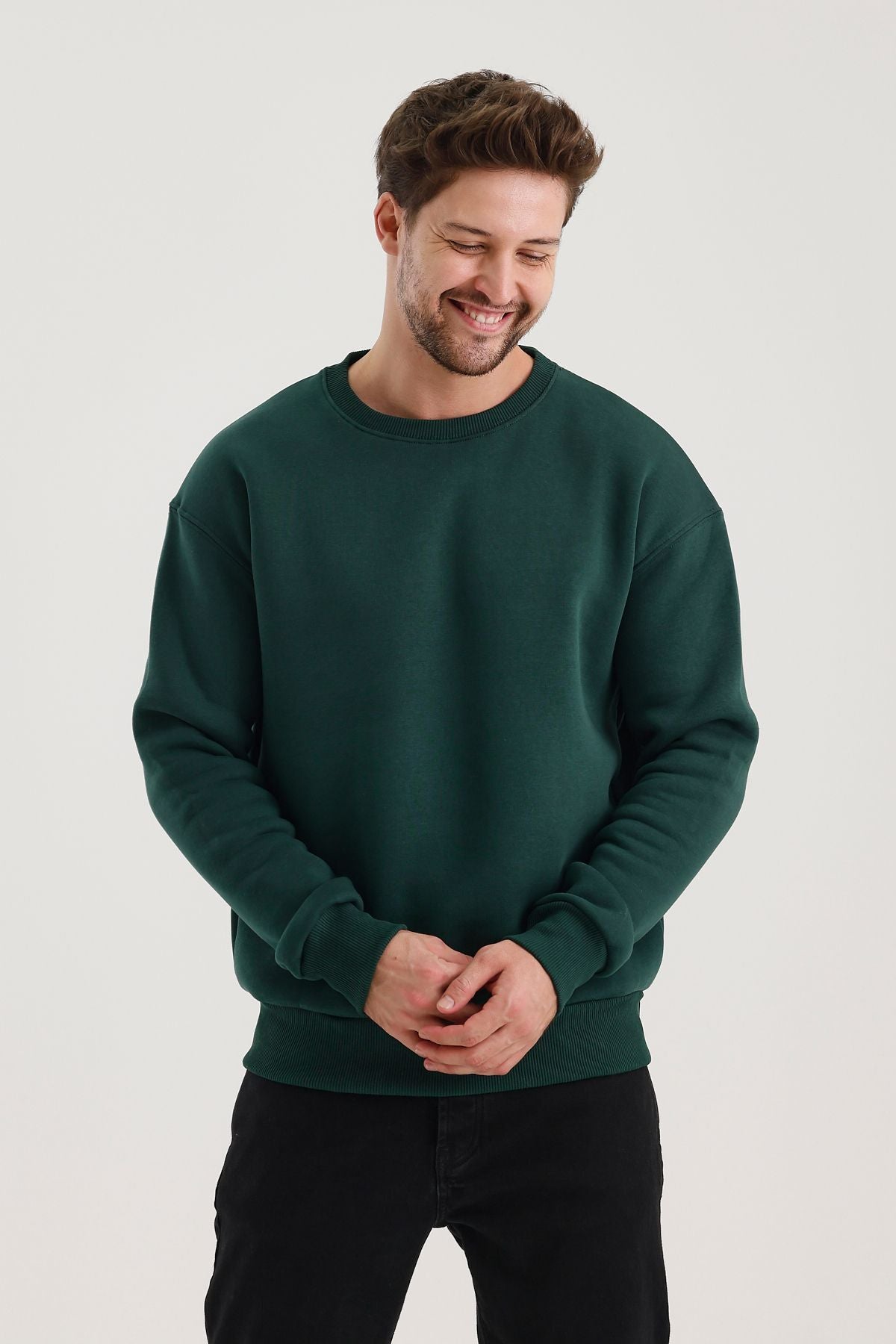 Férfi sweatshirt – zöld