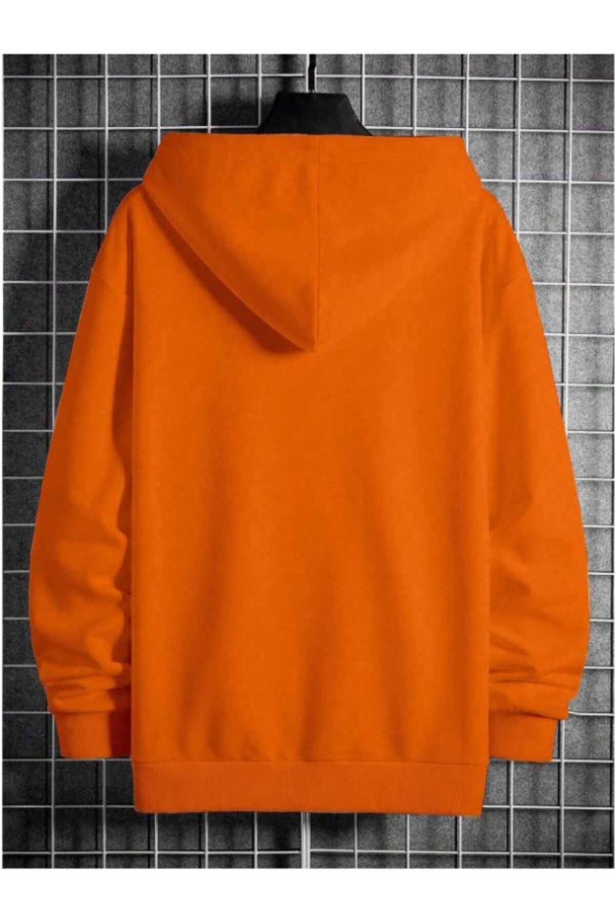Férfi sweatshirt – narancssárga