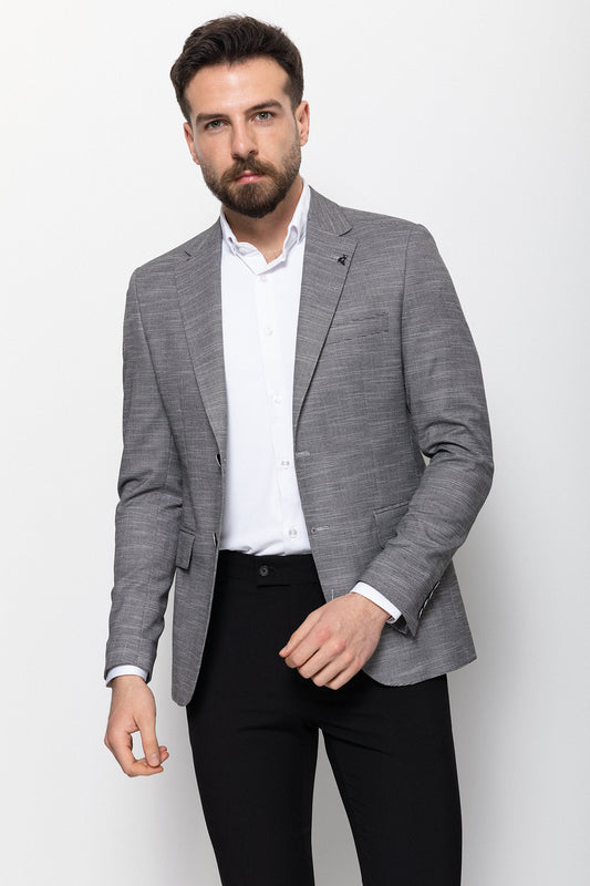 Férfi dzseki – fekete