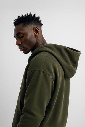Férfi sweatshirt – khaki