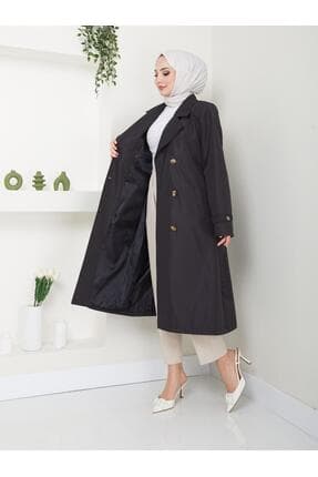 Női modest trencskó – fekete