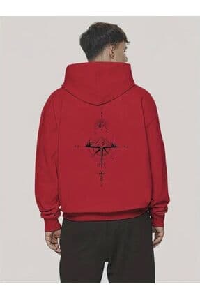 Férfi sweatshirt – bordó