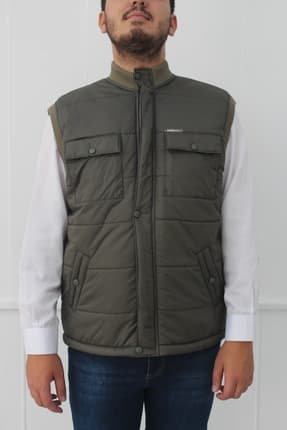 Férfi mellény – khaki