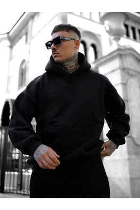 Sweatshirt – fekete
