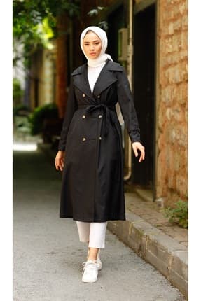 Női modest trencskó – fekete