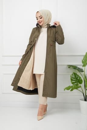 Női modest dzseki – khaki