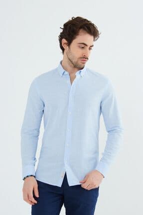 Férfi ing – kék