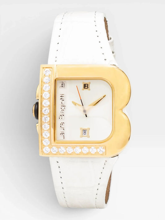 "B" White