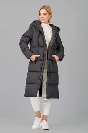 Női téli kabát – fekete