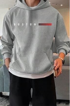 Férfi sweatshirt – szürke