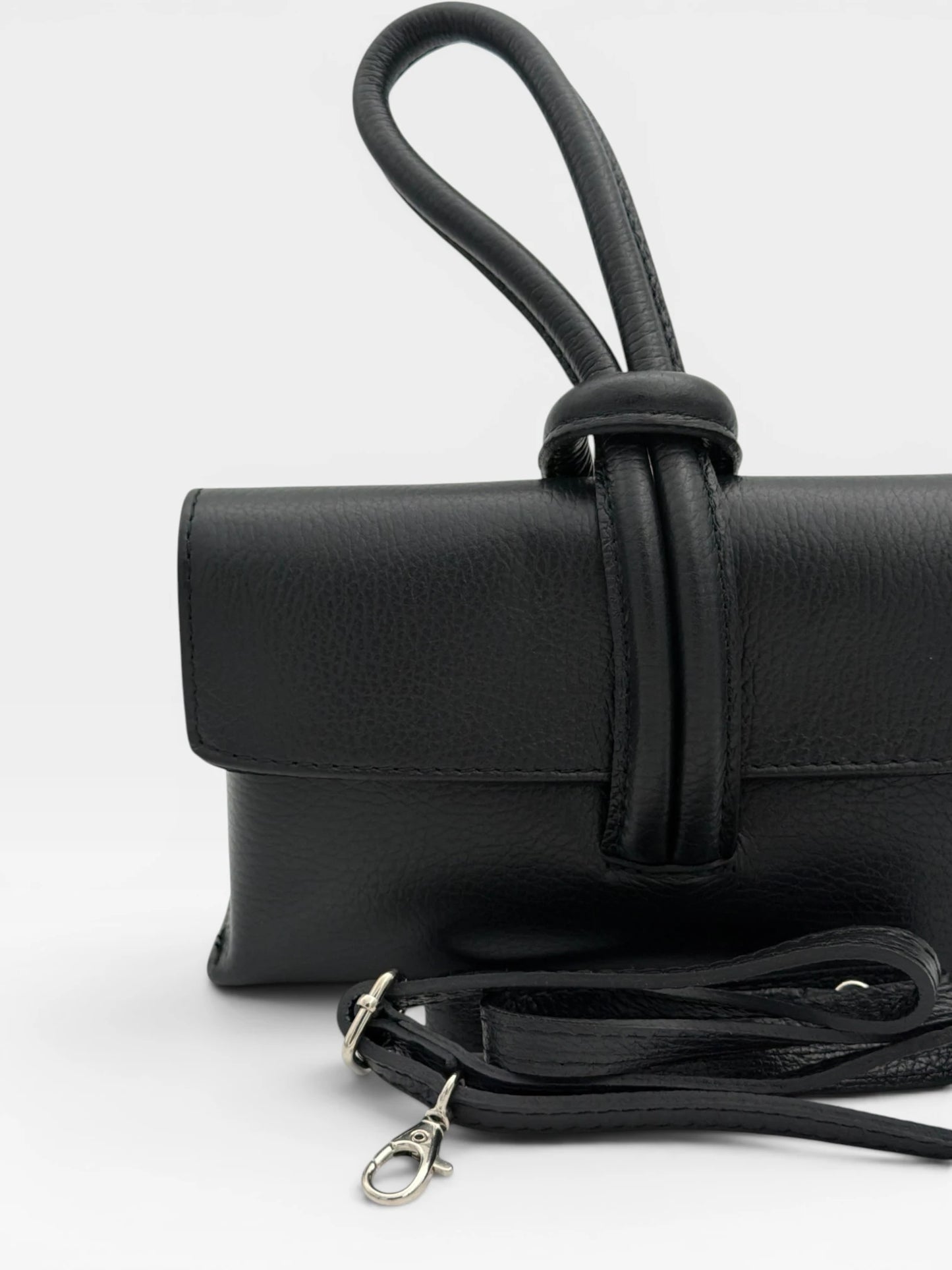Lea Lab Aurora szürke hobo táska részlet