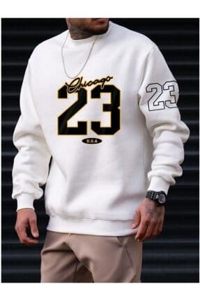 Férfi sweatshirt – fehér