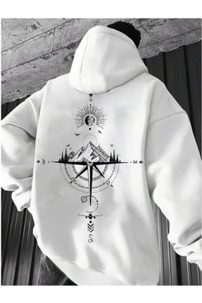 Férfi sweatshirt – fehér