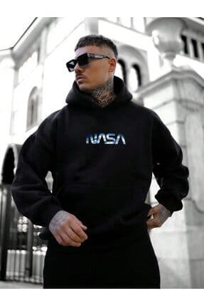 Férfi sweatshirt – fekete