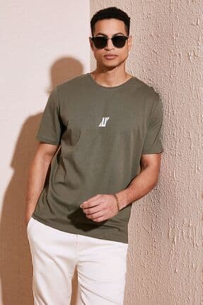 Férfi póló – khaki